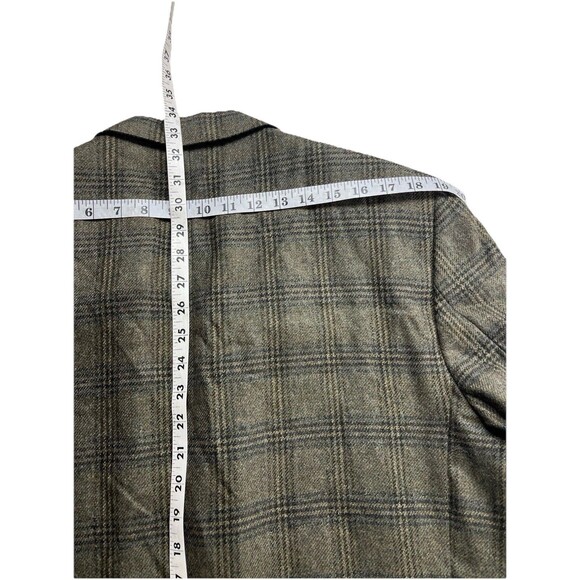 Carroll & Co. ‘Crestwood’ Men Blazer 42L Italian Cashmere Woven Windowpane Check - Picture 14 of 14